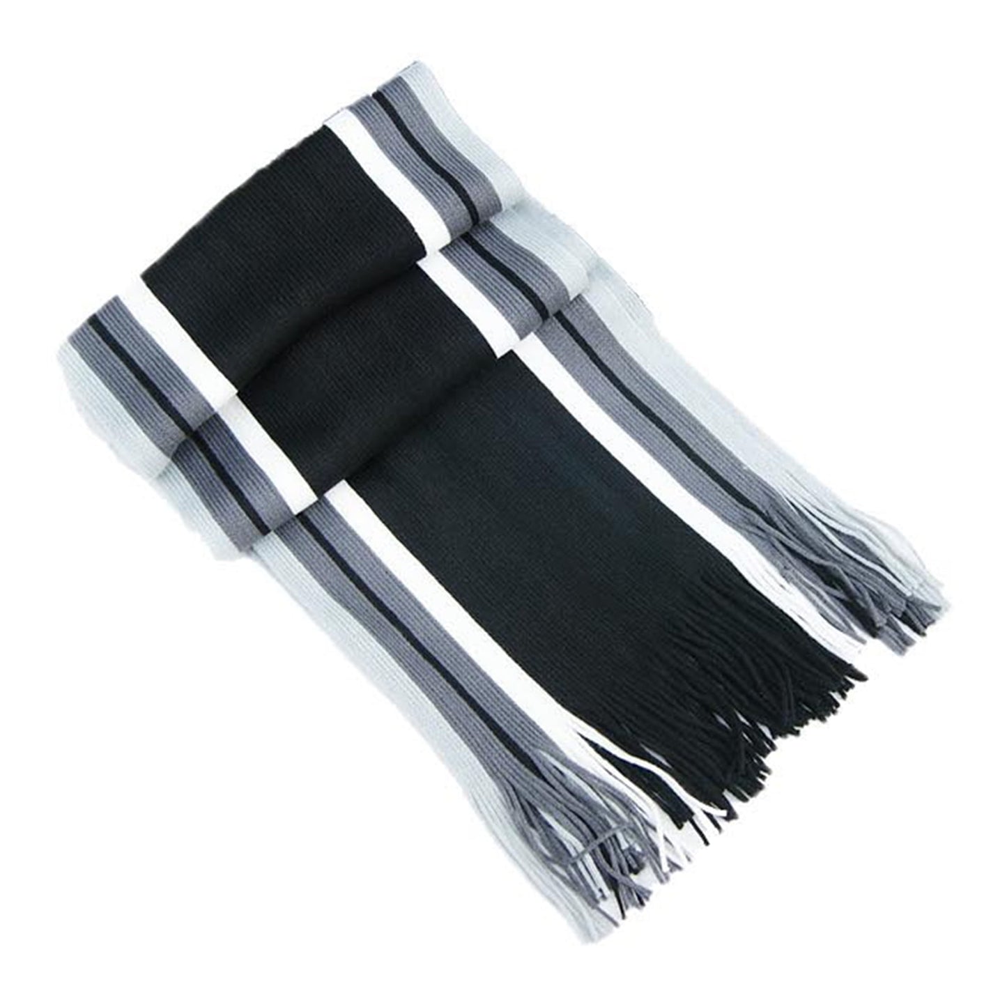 Men's Winter Scarf - Classic Striped Tassel Edge Soft Warm Scarf, Woolen Yarn Knitted Scarf Coffee