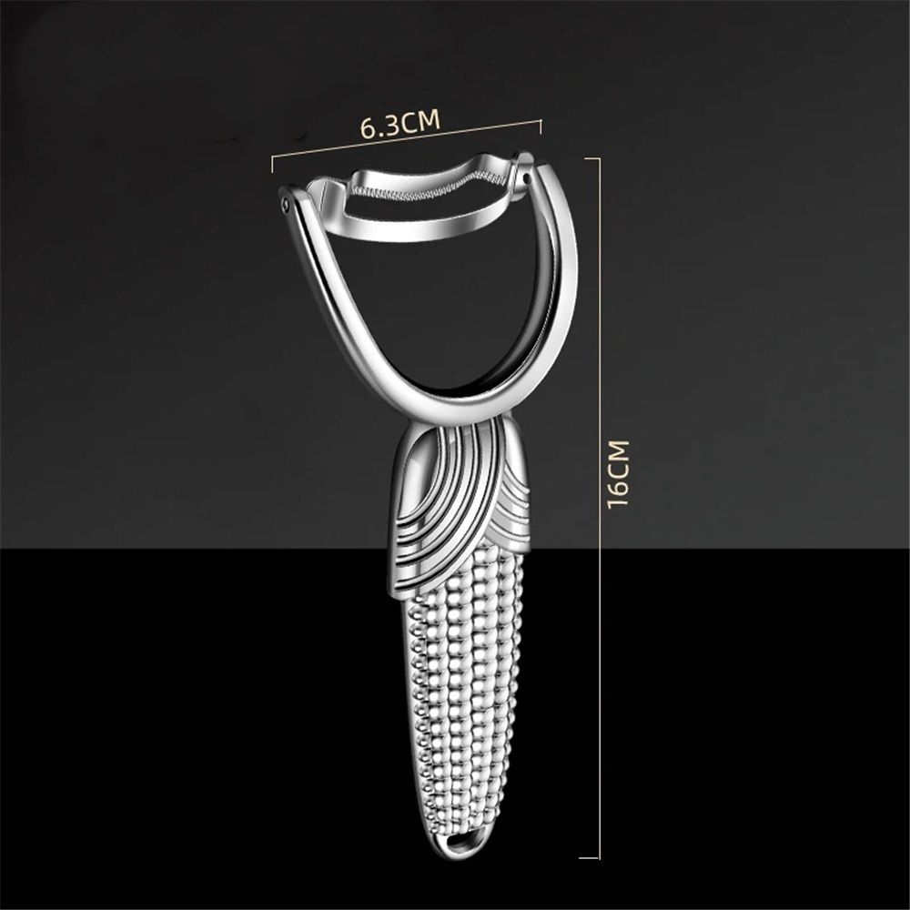 Corn Peeler and Cob Stripper Tool - Stainless Steel Kernel Remover & Cutter for Corn on Cob Stainless steel corn planer, kitchen corn peeler, household planer