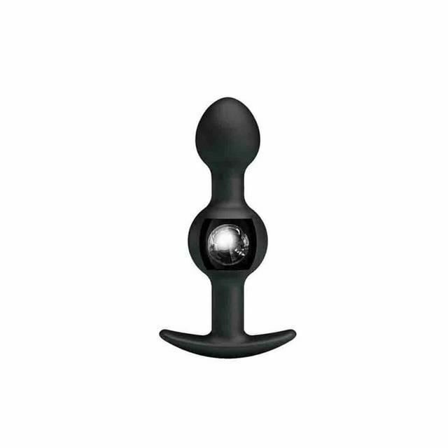 House Of Dasein Black Kegel Balls Butt Plug Vibrator Anal Beads Bdsm Training - Medium - Kegel Balls