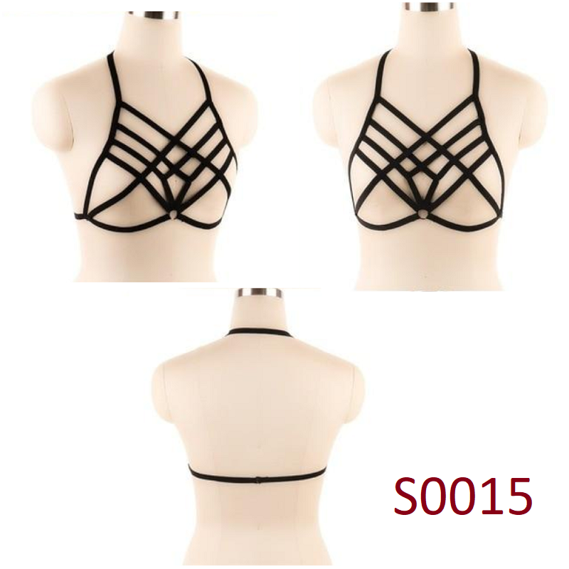 House Of Dasein Pentagram Sexy Body Harness Bondage Cage Bra Bdsm Lingerie - S0015