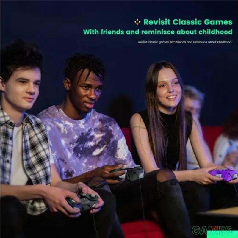 Wired Game Controller for NGC Console - Classic Design,Compatible with GameCube,Vibration Feature - Black