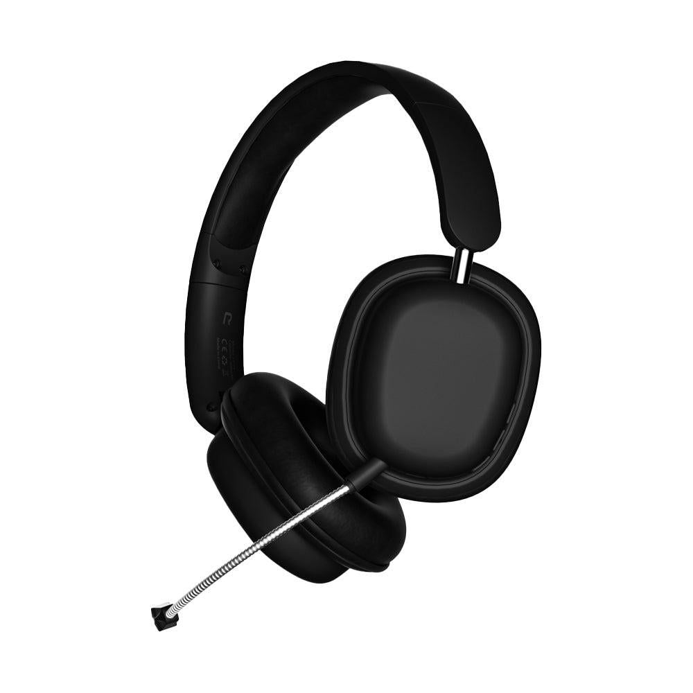 Wireless 5.3 Bluetooth Headphones Head-Worn Stereo Headset with Mic White