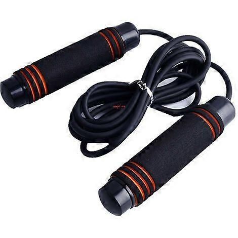 Adjustable Speed Jump Rope with Soft Memory Foam Handles, Tangle-Free Skipping Rope for Fitness, Cardio Workout & Exercise - Blue