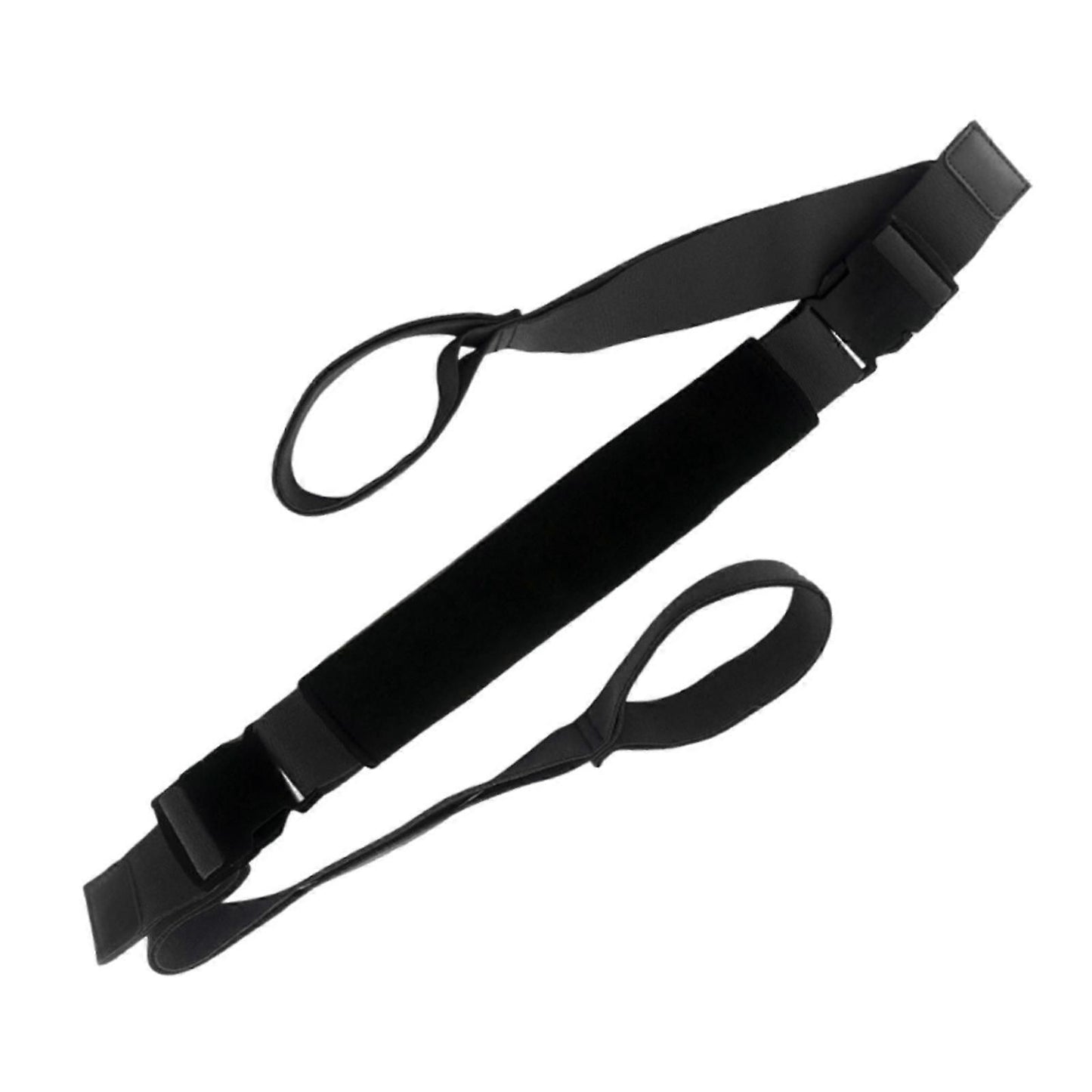 Yoga Strap Yoga Stretching Strap Premium Fitness Portable Exercise Dance - Black