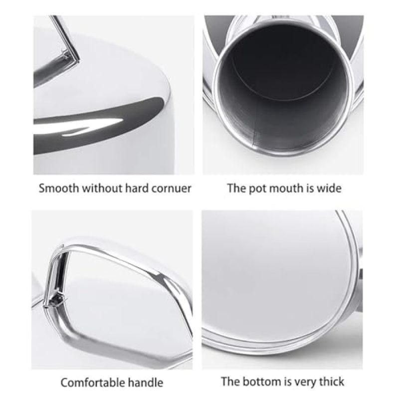 Spillproof Stainless Steel Portable Urinal Ergonomic Handle Camping Travel Elder Home Hospital Use