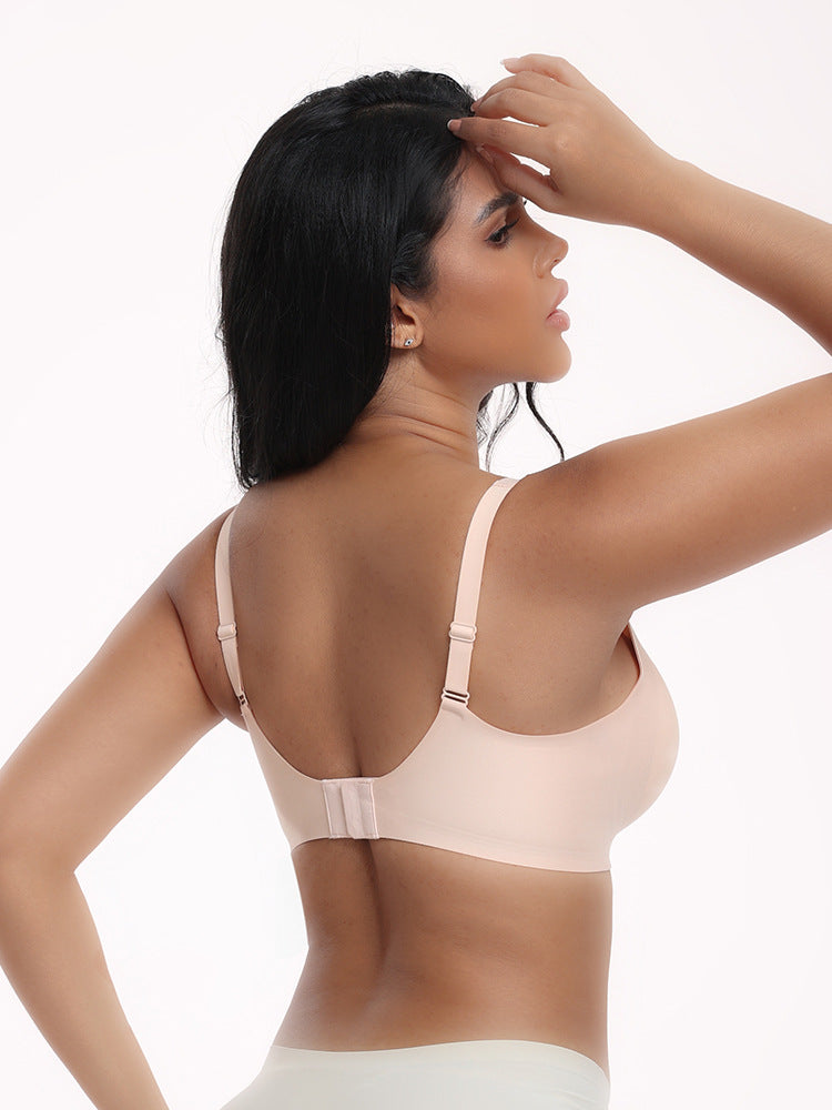 S Black Women Seamless Wire-Free Bra Comfortable Full Coverage Bralette Invisible Wireless Lingerie for Everyday and Sleep