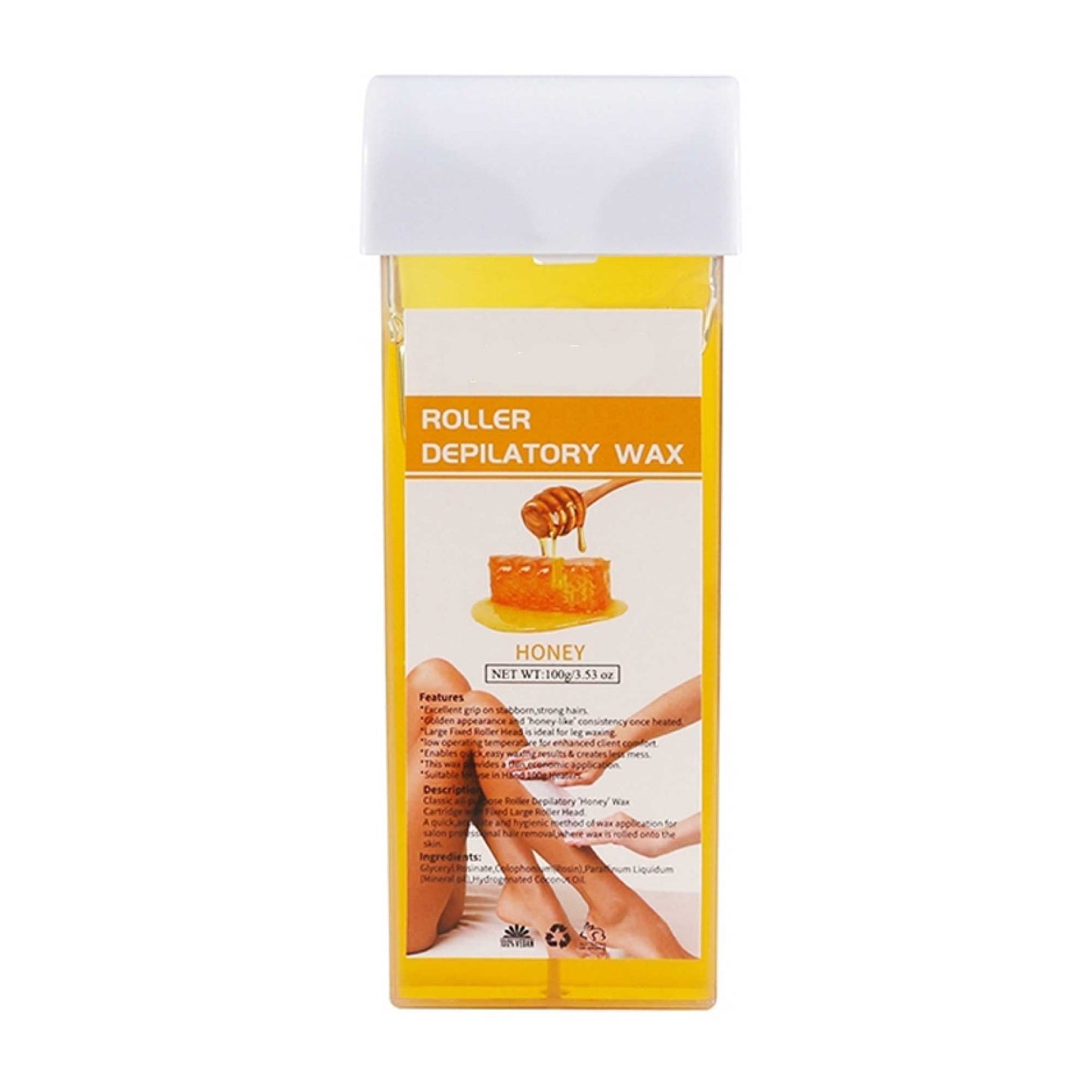 100g Wax Cartridge - Roll On Waxing Replacement for Depilatory Warmer Heater