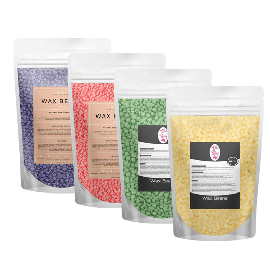 400g Hard Wax Beans - Brazilian Waxing Beads Bag Stripless Bikini Hair Removal