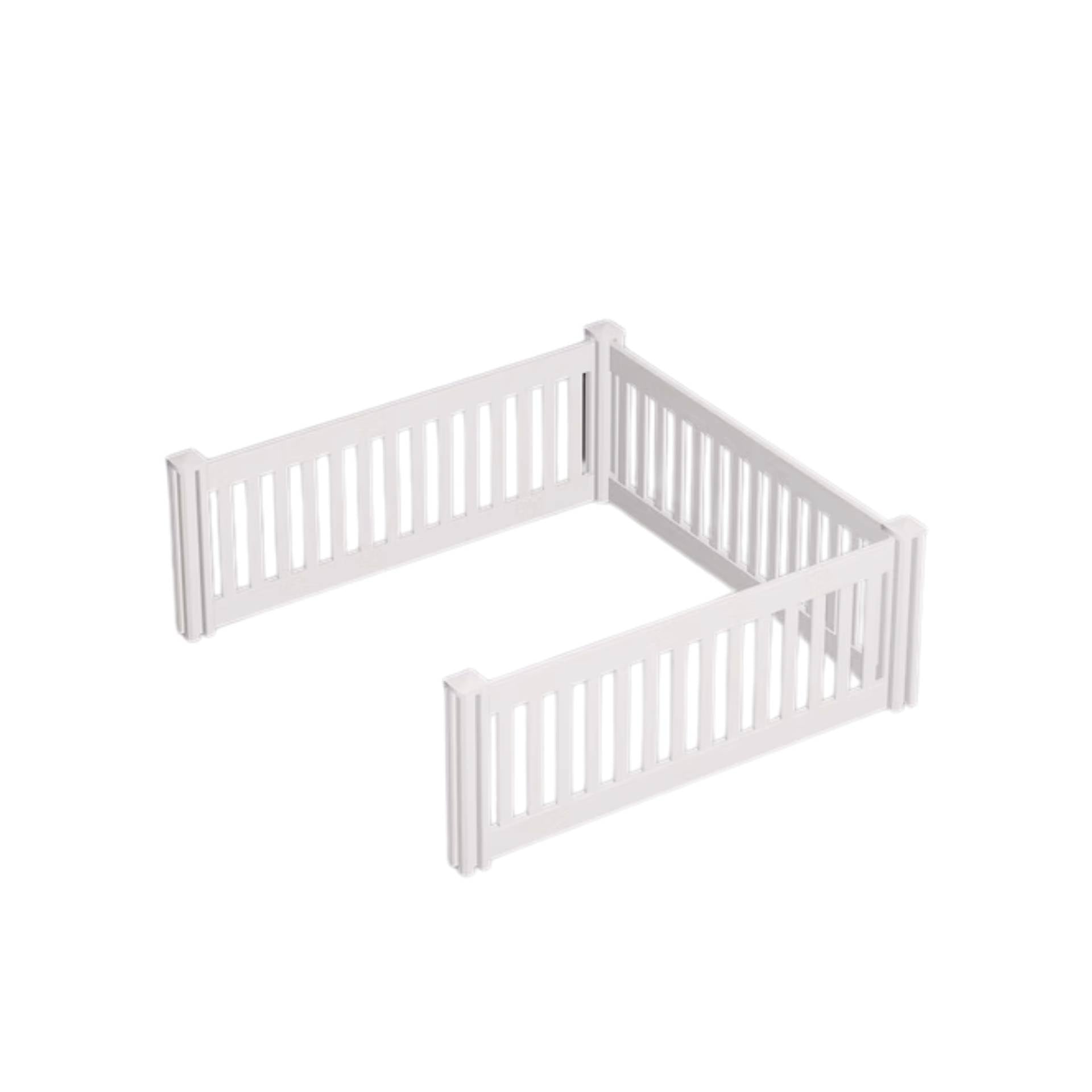 Rooster Farms 0.95m PVC Dog Play Pen Extension for Whelping Box 3 Side Enclosure