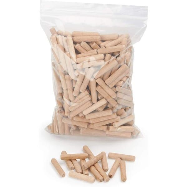 Wood Dowels Beech Wood Dowels Woodworking Supplies Drilling Dowels DIY - Wood color - Size 8-40mm