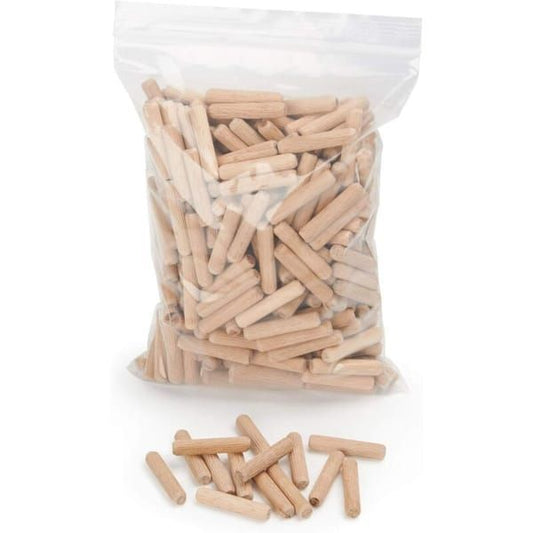 Wood Dowels Beech Wood Dowels Woodworking Supplies Drilling Dowels DIY - Wood color - Size 8-60mm