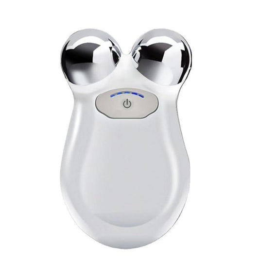 Microcurrent Facial Device,Enhances The Ability to Lift The Face and Tighten The Skin,Facial Wrinkle Equipment - White - Size 106mm