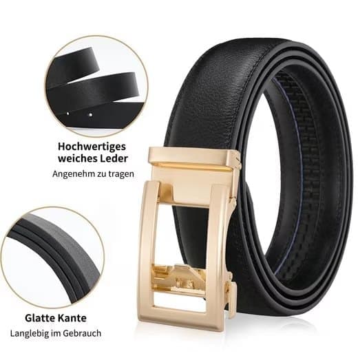 White Unisex Leather Belt with Adjustable Buckle, 125 cm,White