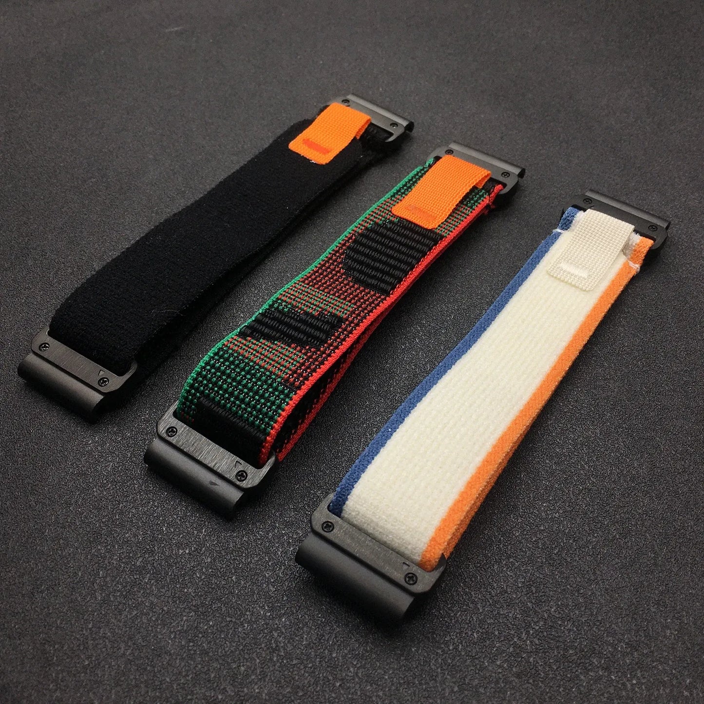 Nylon Watch Band Compatible with Garmin Fenix 7 7X 6X Pro Enduro Instinct Mk1 Epix Gen 2 A1,26mm