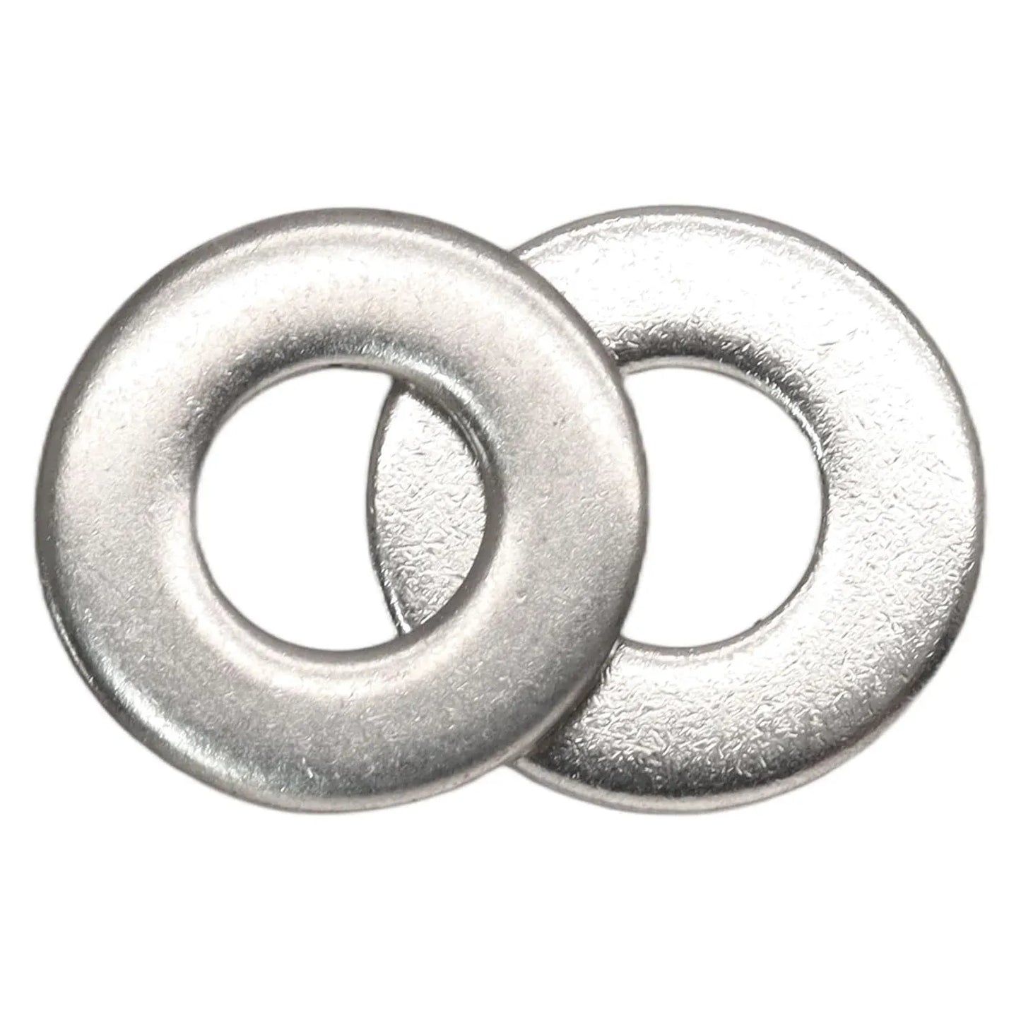 100 Pcs 1/4 Inch Flat Washers, 304 Stainless Steel Anti Rust Washers for Screws Bolts