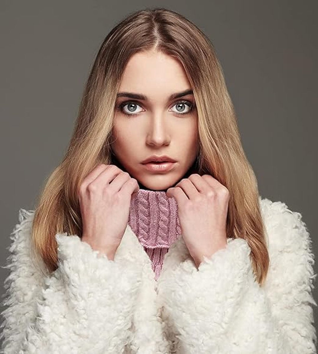 Pieces Faux Turtleneck - Faux Longneck Sweater - Women's Turtleneck - Women's Blouse Collar - Patch Turtleneck - Knitted Collar - Faux Knitted Collar - Turtleneck - Faux High Turtleneck - Fake Turtleneck - Turtleneck - Fake Turtleneck - Small Collar - Win