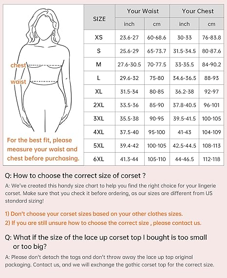 Corset Tops for Women Black XS Lace Bustier Push Up Bodysuit Shapewear