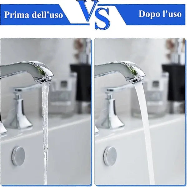 6 Pack M18.5 Blue Faucet Aerators, Plastic Water Saving Sink Tap Inserts with 2 Removal Keys for Kitchen and Bathroom Use