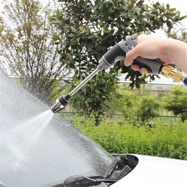 High Pressure Garden Hose Spray Nozzle Set, Handheld Watering Gun for Lawn, Car Washing, Patio and Garden Cleaning
