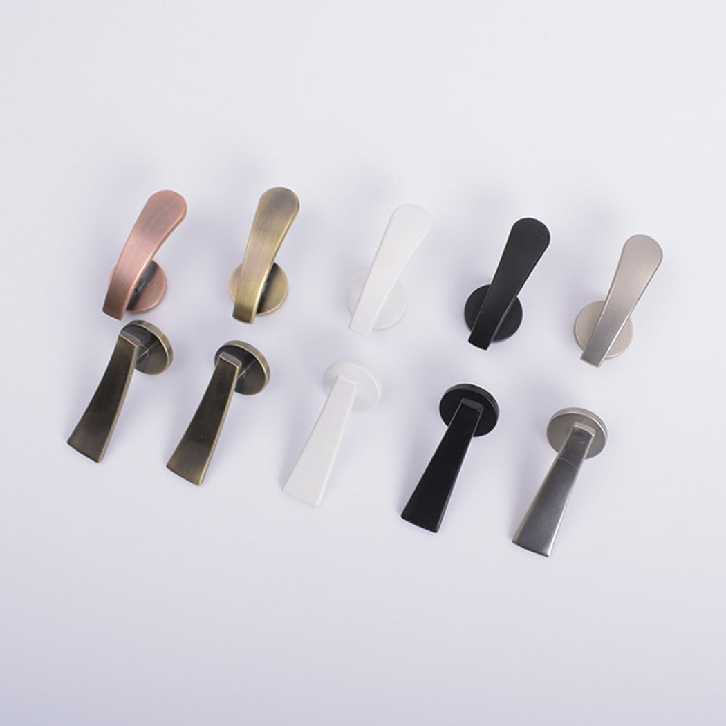 Self-Adhesive Wall Hooks - Fabric Curtain Tie Back Stick On Drape Holder Durable Rose Gold 2# Silver