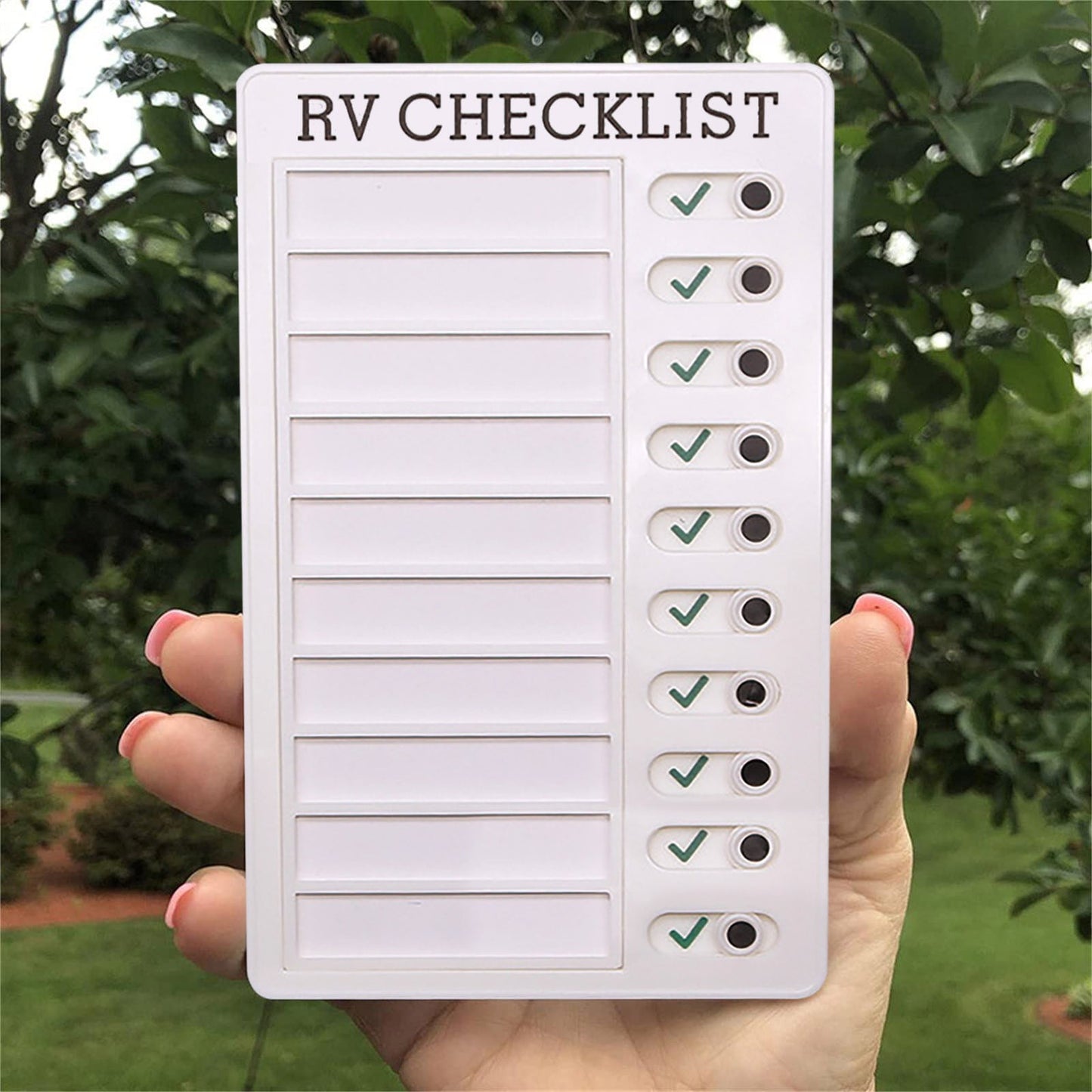 1Pc To Do List Checklist,Chores Chart for Man and Woman Chore Chart, Sliding Routine Chart to Do List, RV Checklist Task Planning Board, ADHD Tools Routine Visual Schedule Reminder(White5) White5