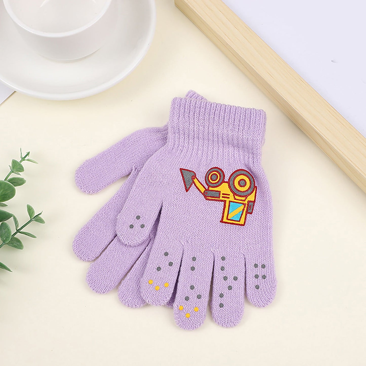 2T Gloves Kids Waterproof Gloves Kids Gloves Winter Gloves Thick Gloves Stretchy Warm Gloves Boys Girls 6-11 Year 5-12 years AHA4 kids snow gloves Purple
