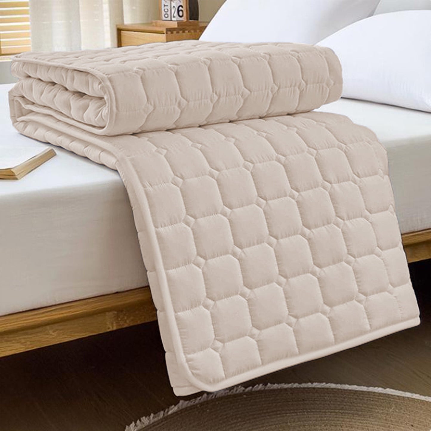 Queen Mattress, 47×78 Inch Floor Mattress, Thicken Floor Sleeping Pad Foldable, Roll Up Mat Easy to Store and Portable, Mattress Suitable for Camping and Guest Room 47×78 in Gray