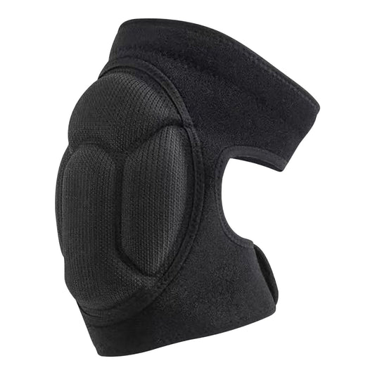Adult Knee Pads for Gardening, Anti-Slip Collision Avoidance Kneepads with Thick EVA Foam, for House Cleaning, Construction Work, Volleyball, Football Knee Sleeve L Black