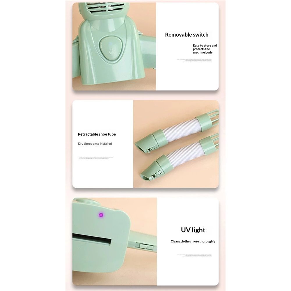 Portable Dryer, Portable Clothes Dryer, Clothes Dryer Foldable, Travel Portable Electric Clothes Drying Hanger Dryer Rack Machine Foldable Dryer Dryer Machine for Socks Bras Lingerie