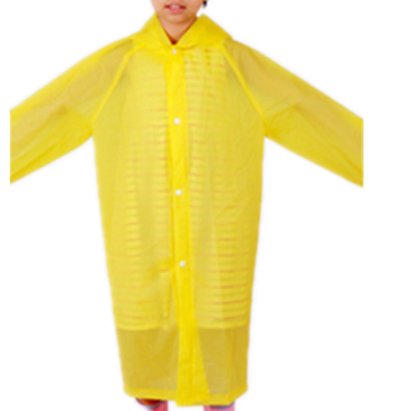 Kids Raincoat  Girl Boy Waterproof Hood rain Jacket Outdoor Age 4-14 YellowRain Poncho, Lightweight Emergency Padded Poncho for Outdoor Activities, Camping, Windy and Stormy Weather