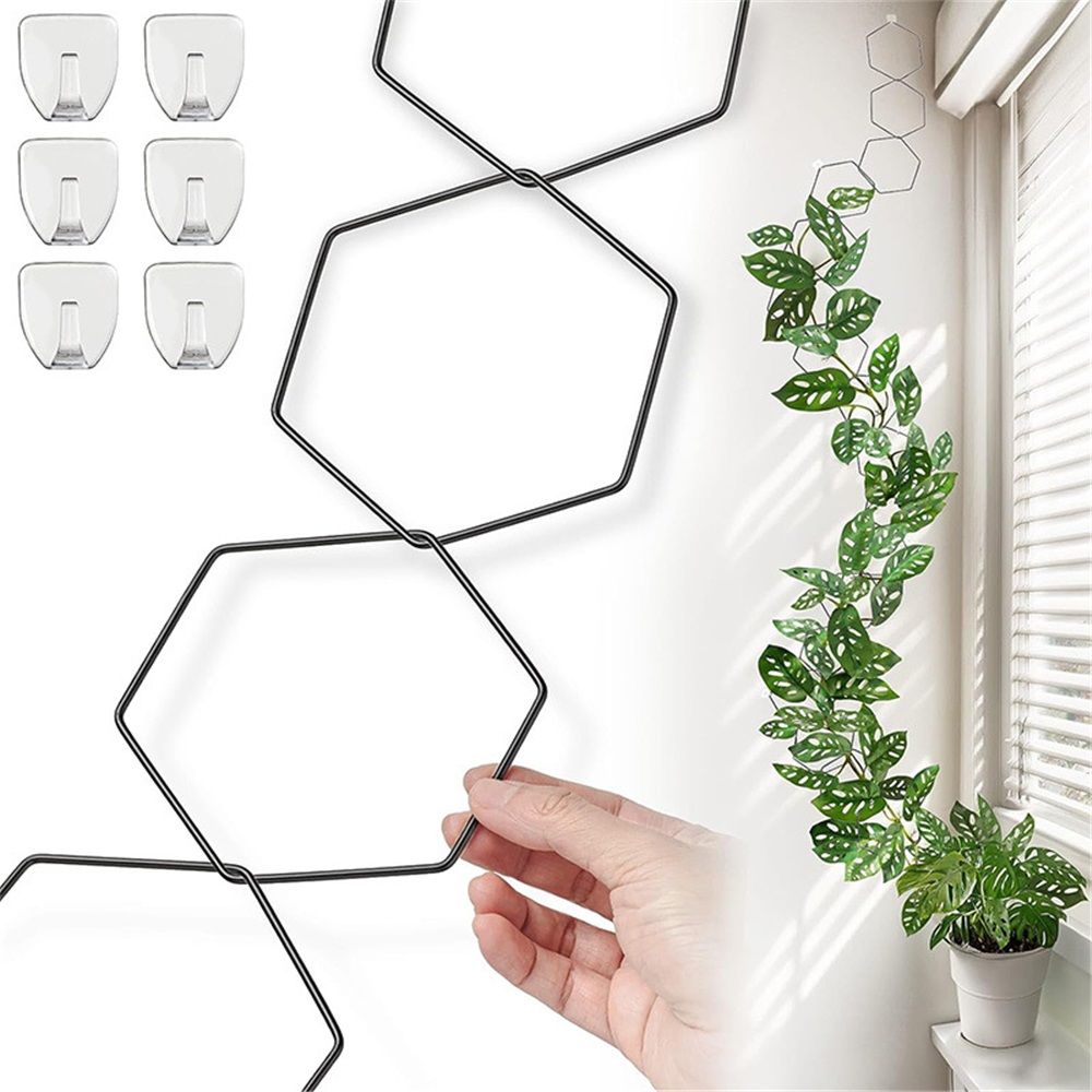 Chain Trellis for Climbing Plants - Indoor & Outdoor House Plant Accessories  More | Garden Wall Trellis and Plant Vine Support - Houseplant Accessories and Plant Gifts（18pcs）