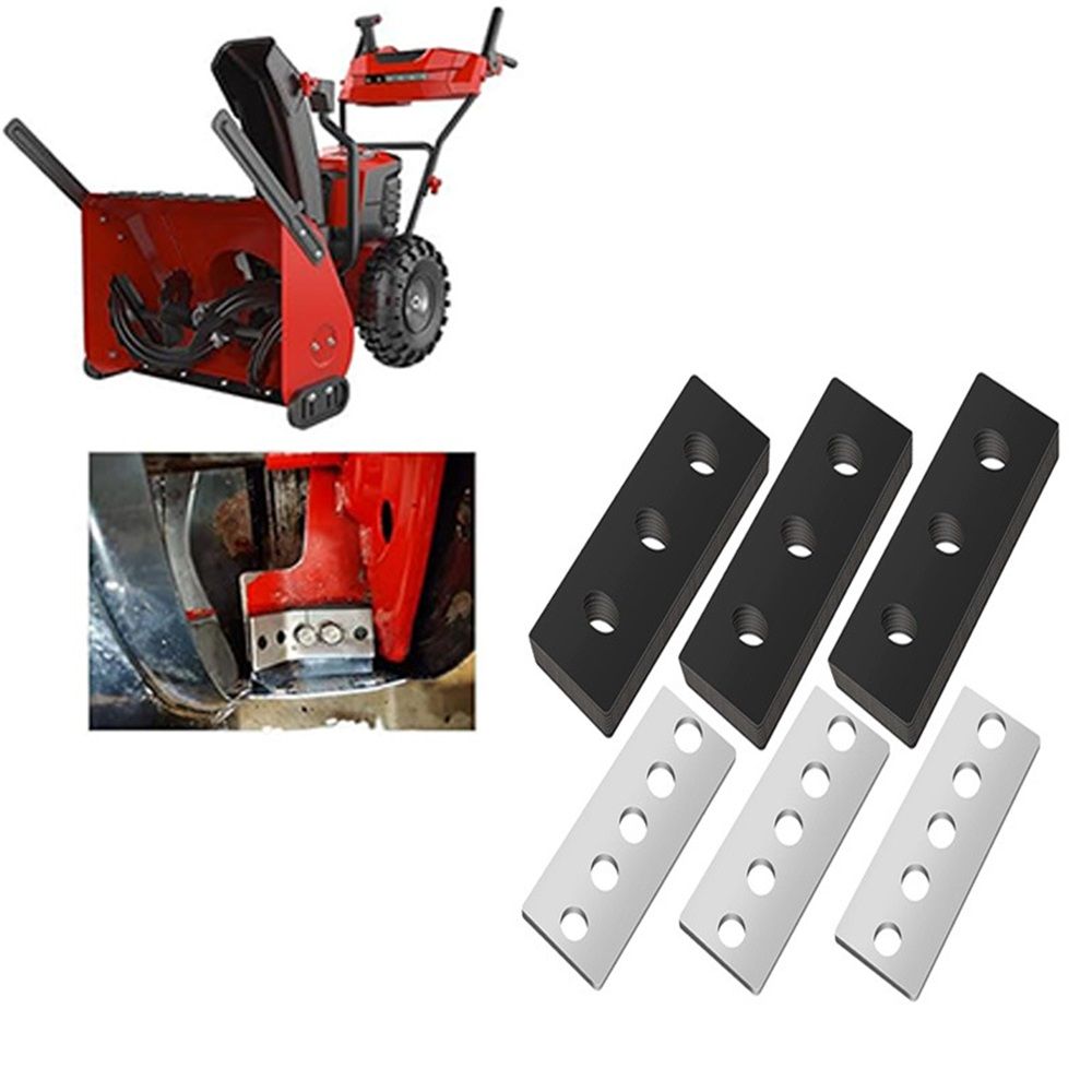 3/8" 3-Blade Snow Blower Impeller Modification Kit 2 Stage Chute Cab Universal Wrench Well Drilling Egg Tool Strips Machine Outdoor Blades
