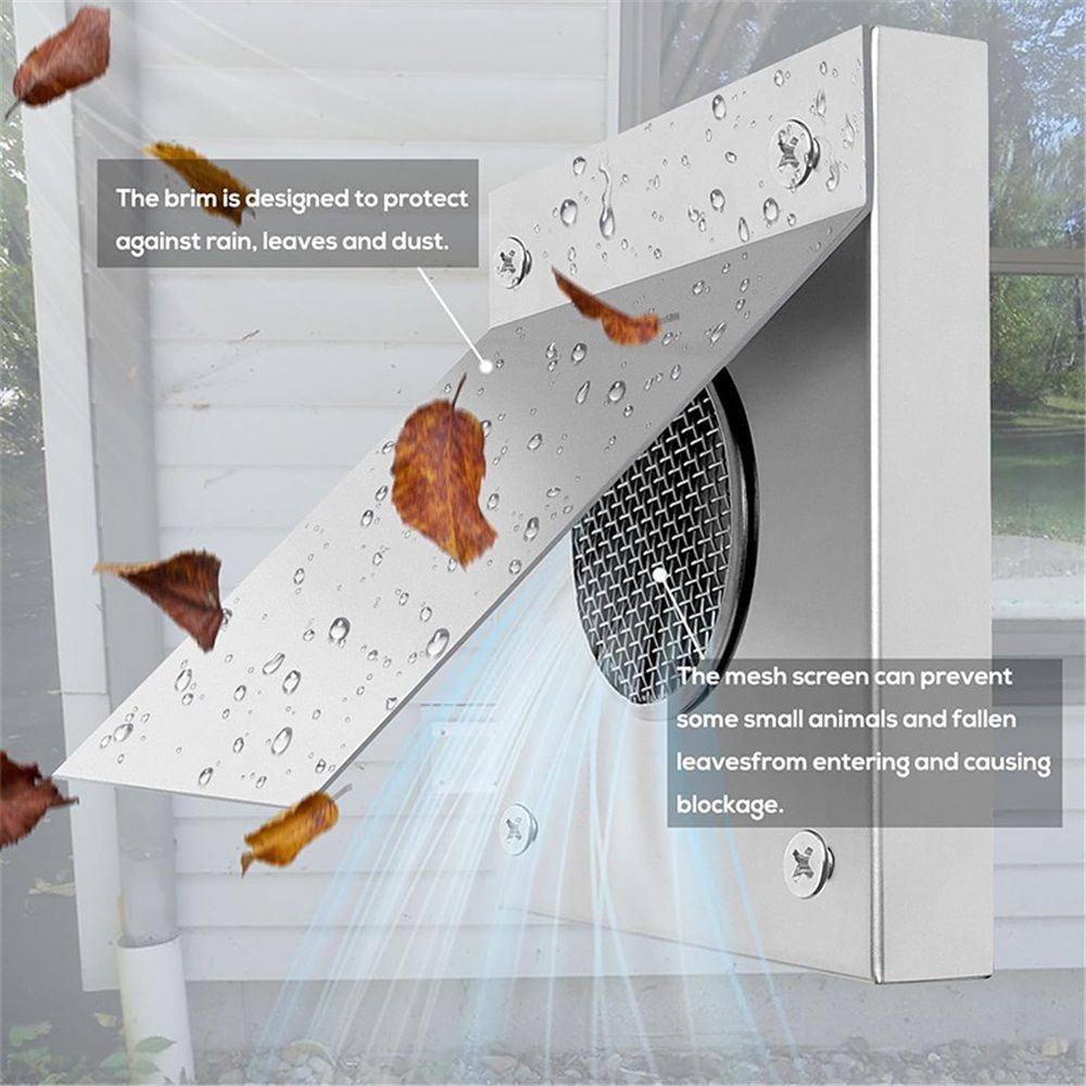 Pellet Stove Fresh Air Intake Kit, 2" x 60" Outside Cold Air Kit for Pellet Stove Pipe, Aluminum Flex Vent Pipe for Corn with Wall Plate Screen & Screw Hose Clamps