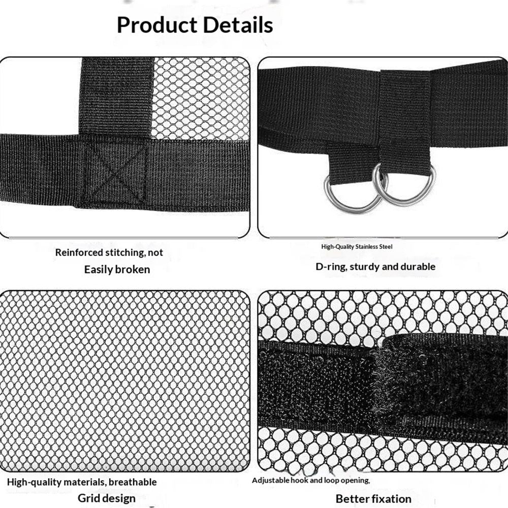 Calf Sling for Goat, Lamb, Sheep & Alpaca - Animal Weighing Sling - Newborn Livestock Calves & Baby Dogs（black）