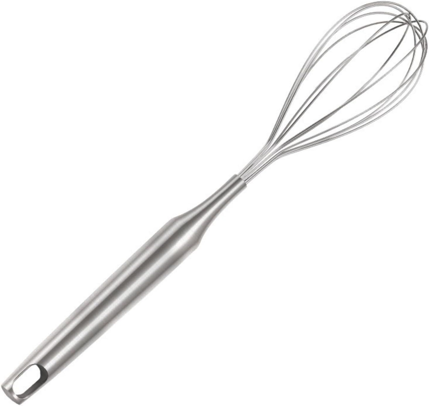 304 Stainless Steel Whisks Egg Beater Egg Mixer Manual Agitator Eco-Friendly Blender Egg Tool Kitchen Gadgets（silvery）