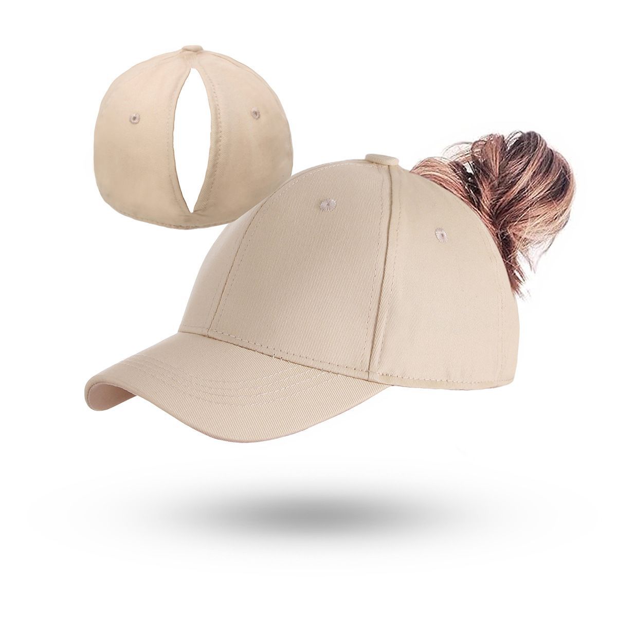 Magnetic Ponytail Cap Rhine Blue