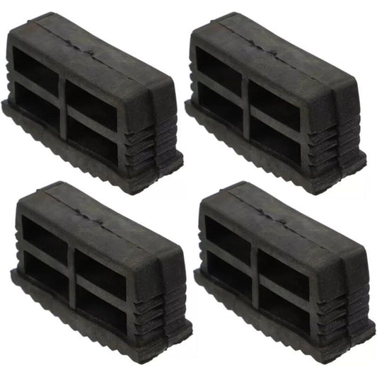 4 Pcs Ladder Stabilizer Pads Slip, in Rubber Anti-for Legs of Folding Ladders, 60 X 22 mm, 22 mm