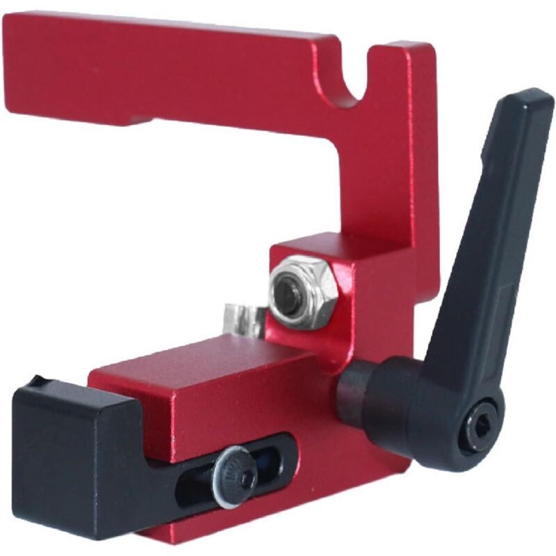 Stop of Rail of Guide Type 75, Type 75, Tools a Hand Limiter of Carpentry Stop of Rail of Miter Type 75, Locator of Chute in Alloy of Aluminum