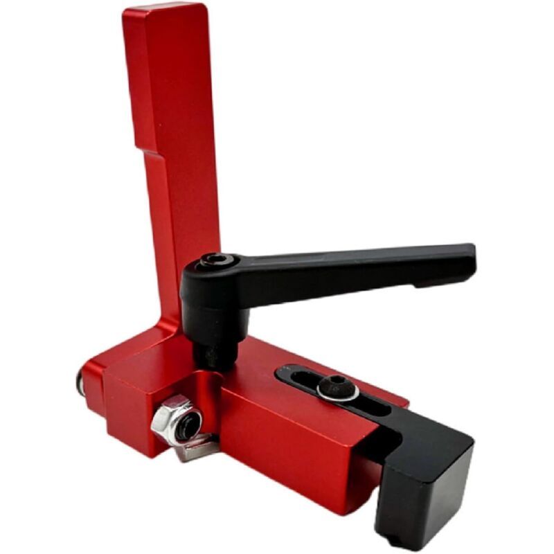 Stop of Rail of Guide Type 75, Type 75, Tools a Hand Limiter of Carpentry Stop of Rail of Miter Type 75, Locator of Chute in Alloy of Aluminum