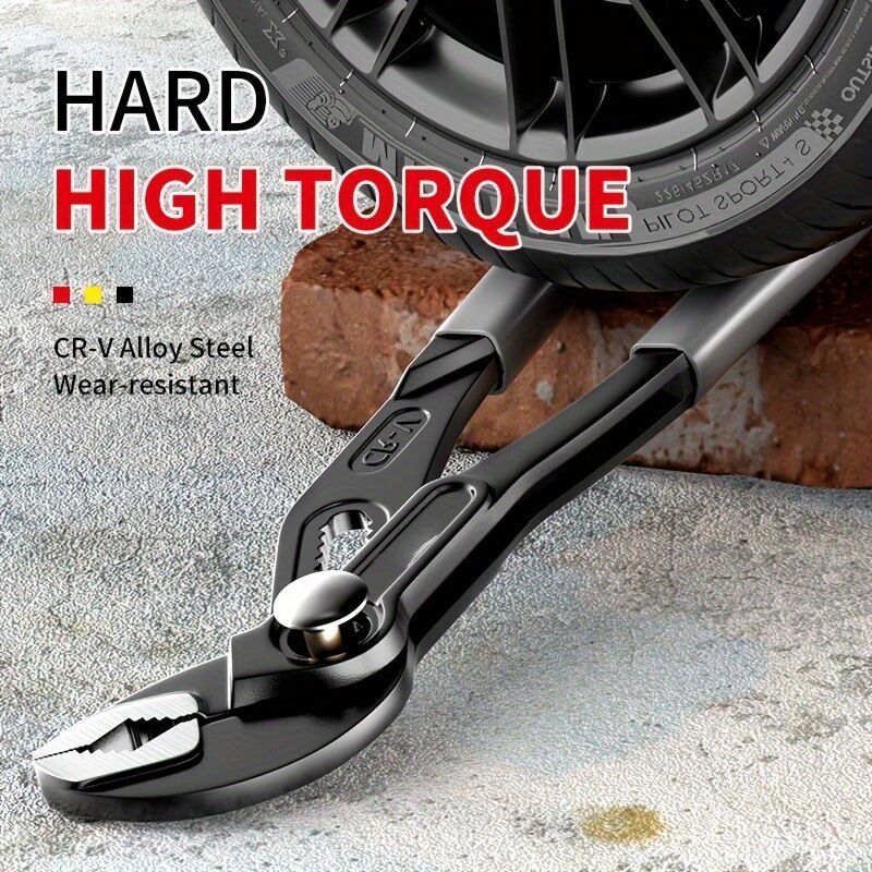 Multi Self-Locking Clamping, Grip Clamp Nuts Up to Hoses Up to Fine Adjustment Via Push Button, 250 mm, 46 mm, 50 mm