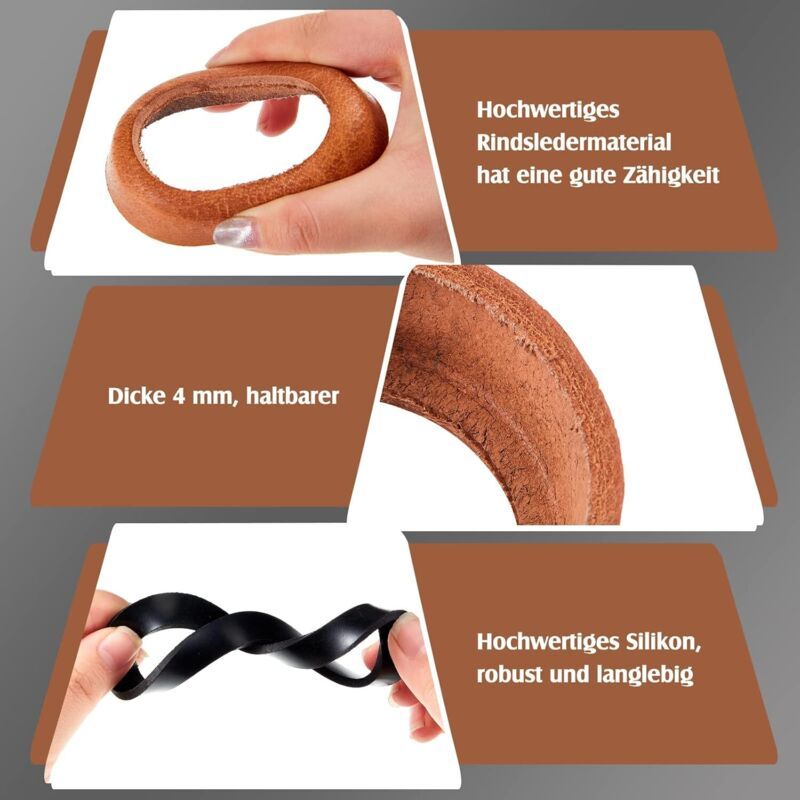 Jeux of Pieces of Spare for Pump a Hand, 75, Pump a Hand Seal of Pump Pump of Puits Kit of Seal in Leather Type 75
