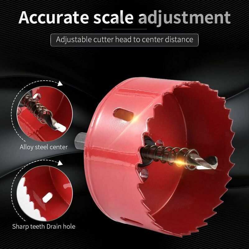 Bi Wood, Hose Drywall, Plastic Aluminum, Fiberboard of Metal Hole Saw Hole Saw for Iron, 85mm