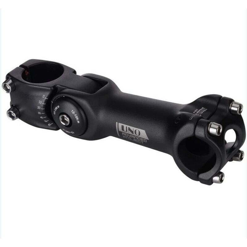 31.8 Adjustable Stem 0-60 Degree Adjustable Handlebar Stem for Most Mountain Bikes and Road Bikes, 110 mm
