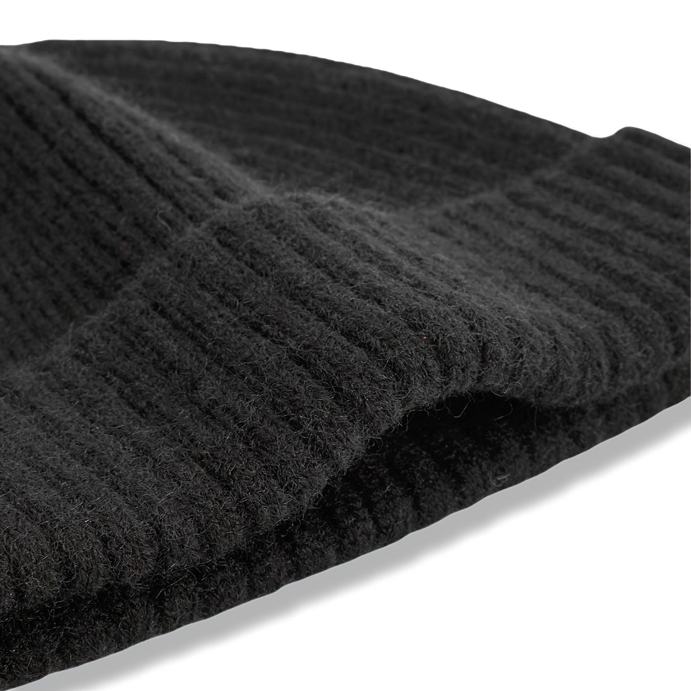 Men's Short Brimless Fisherman Beanie - Coffee