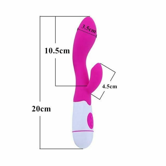 House Of Dasein Pink G Spot Rabbit Vibrator Silicone Massager 4 Styles - Pink - Type B