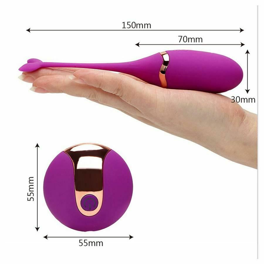 House Of Dasein Whale Vibrator Remote Usb Rechargeable G-Spot Stimulation - Black