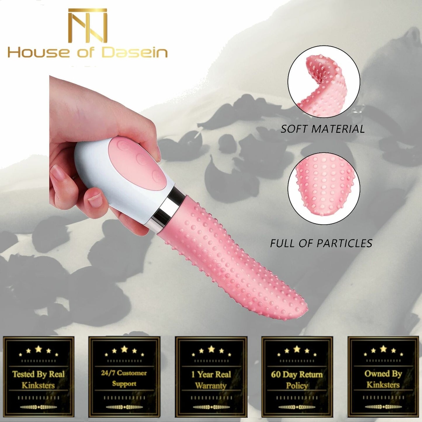 House Of Dasein Magic Clitoral Vibrator Clitoris G Spot Stimulation Vibrating Tongue