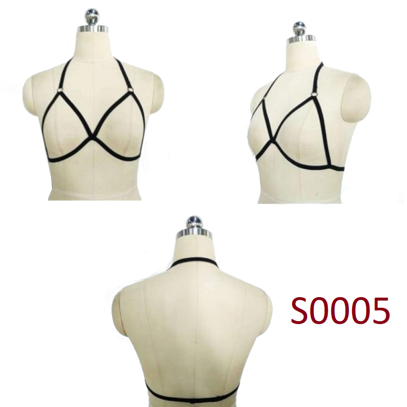 House Of Dasein Pentagram Sexy Body Harness Bondage Cage Bra Bdsm Lingerie - S0005