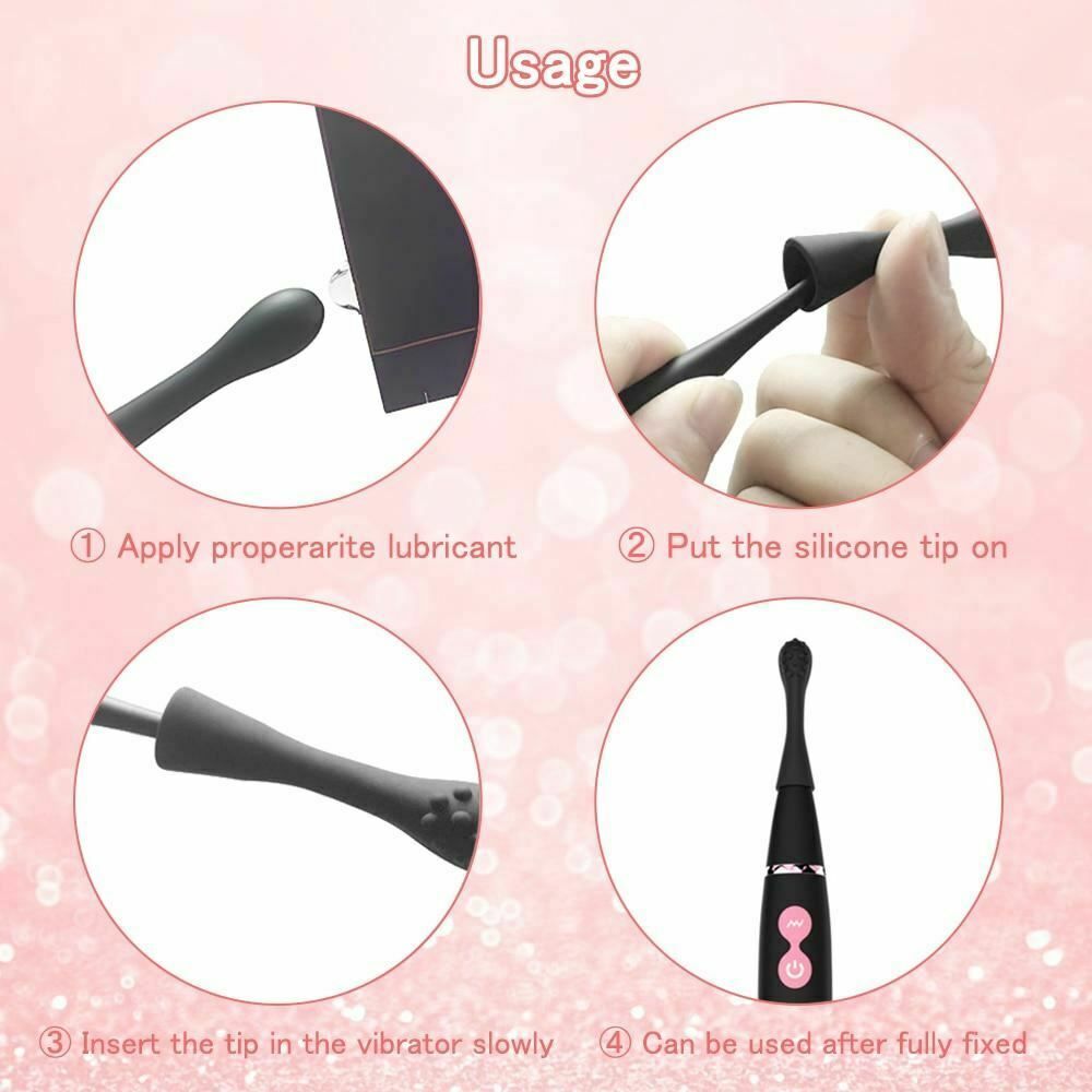 House Of Dasein Ultrasonic G Spot Vibrator Clitoral Orgasm Masturbation Women - Black