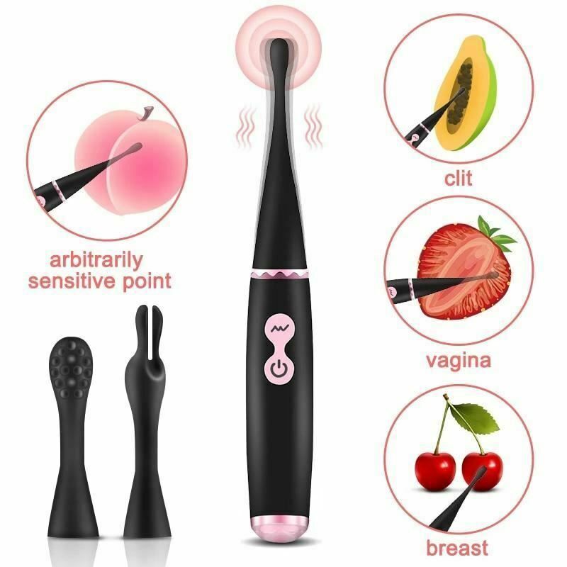 House Of Dasein Ultrasonic G Spot Vibrator Clitoral Orgasm Masturbation Women - Black